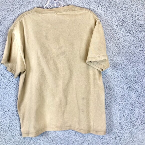 VTG Alaska Flying Bald Eagle Embroidered T Shirt Military Size M Travis Scott - Picture 2 of 5